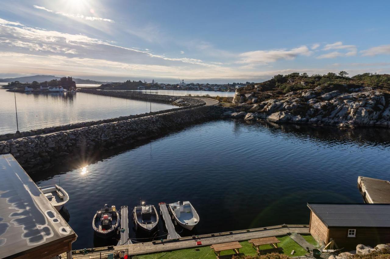 Lauvoy Feriesenter Apartment Askoy Bagian luar foto